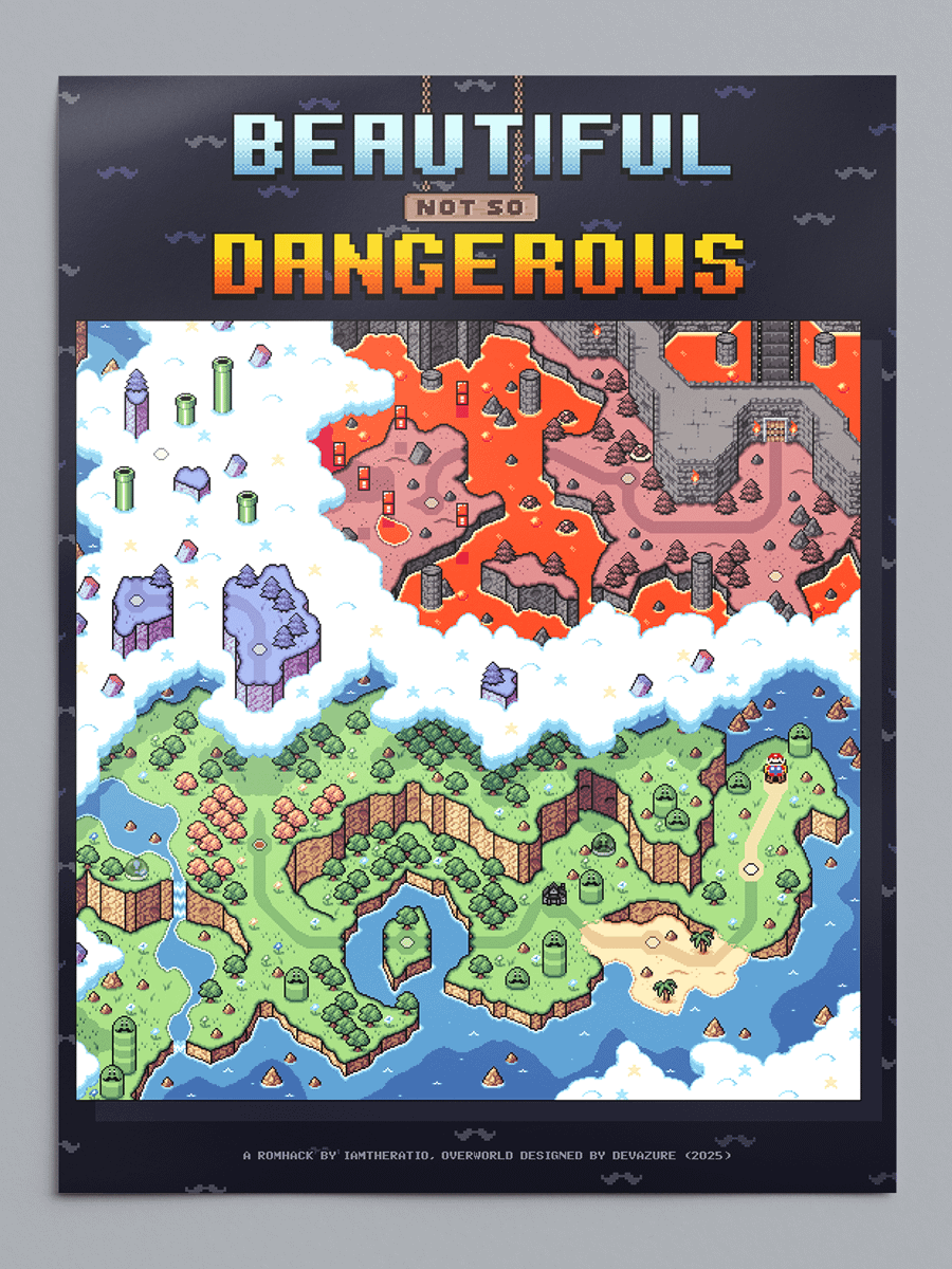 Beautiful (Not So) Dangerous Overworld Poster product image (1)