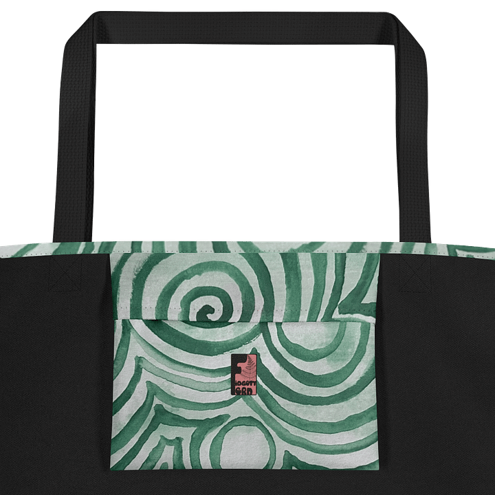 "Green Swirl" Tote product image (2)