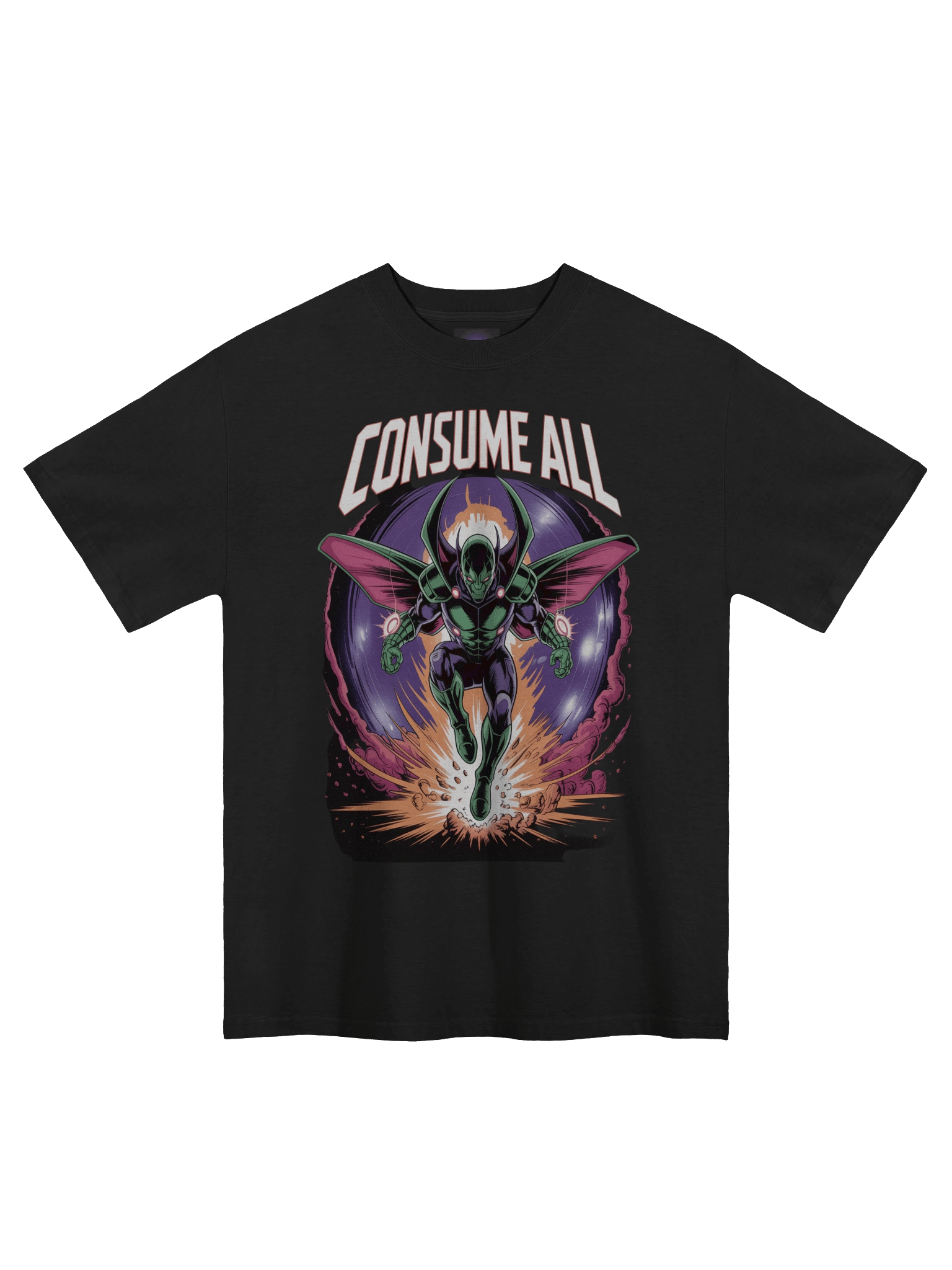 Consume All: Annihilus Inspired Oversized Faded T-Shirt product image (3)