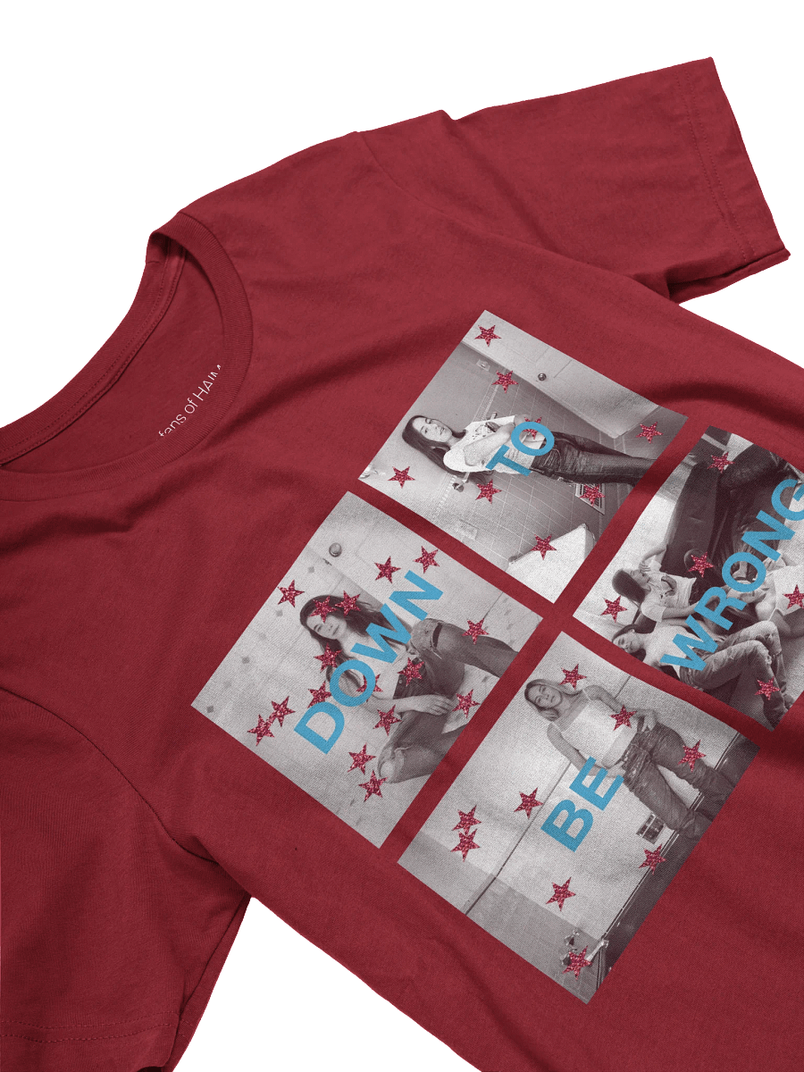DOWN TO BE WRONG tee product image (2)