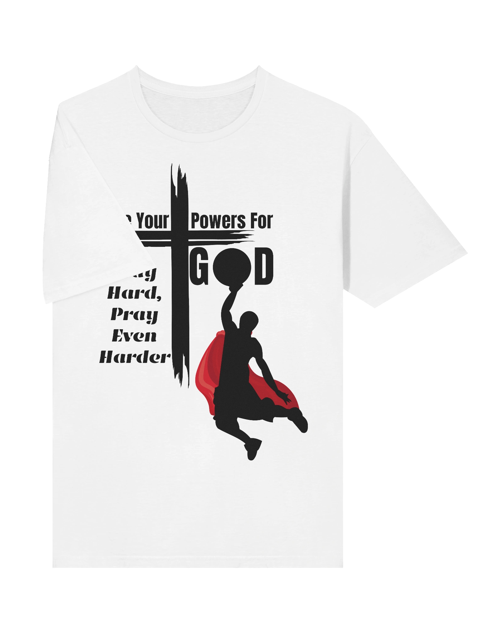 Use your powers for God - Marvel at His Goodness, Christian Superhero T-Shirt product image (5)