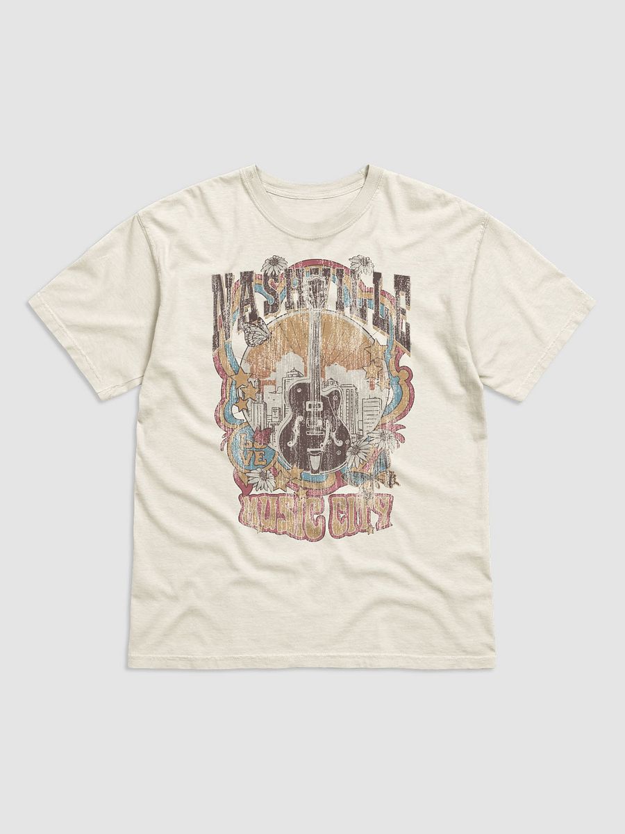 Nashville Music City Tee | Retro-Style Western Grunge T-Shirt for Travel and Road Trips product image (9)