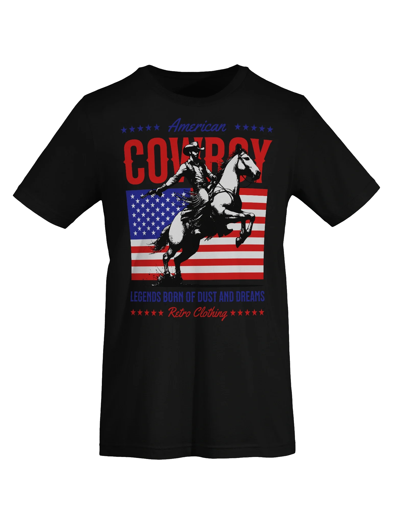 Authentic American Cowboy T-Shirt for Western Fashion product image (59)