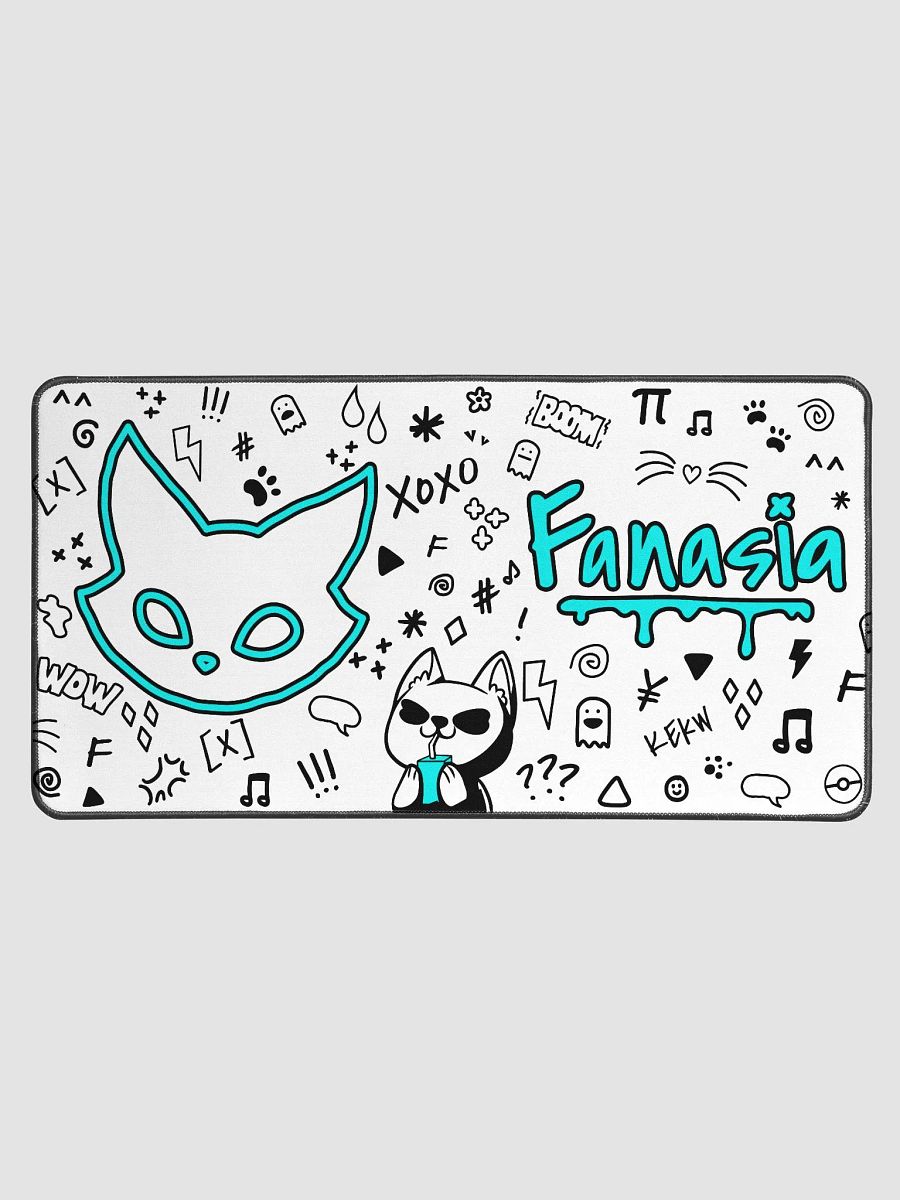 Fana Mauspad Weiß Blau product image (1)