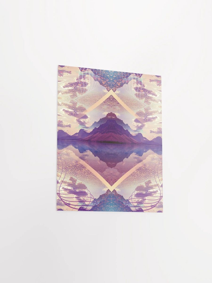 Geometric Art Print - Reflections (Cool) product image (3)