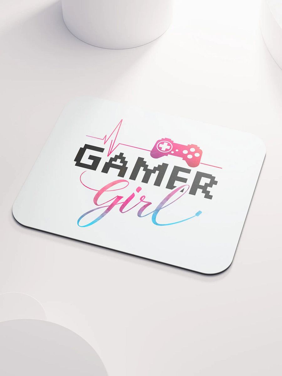 Heartbeat Gamer Girl Mouse Pad product image (3)