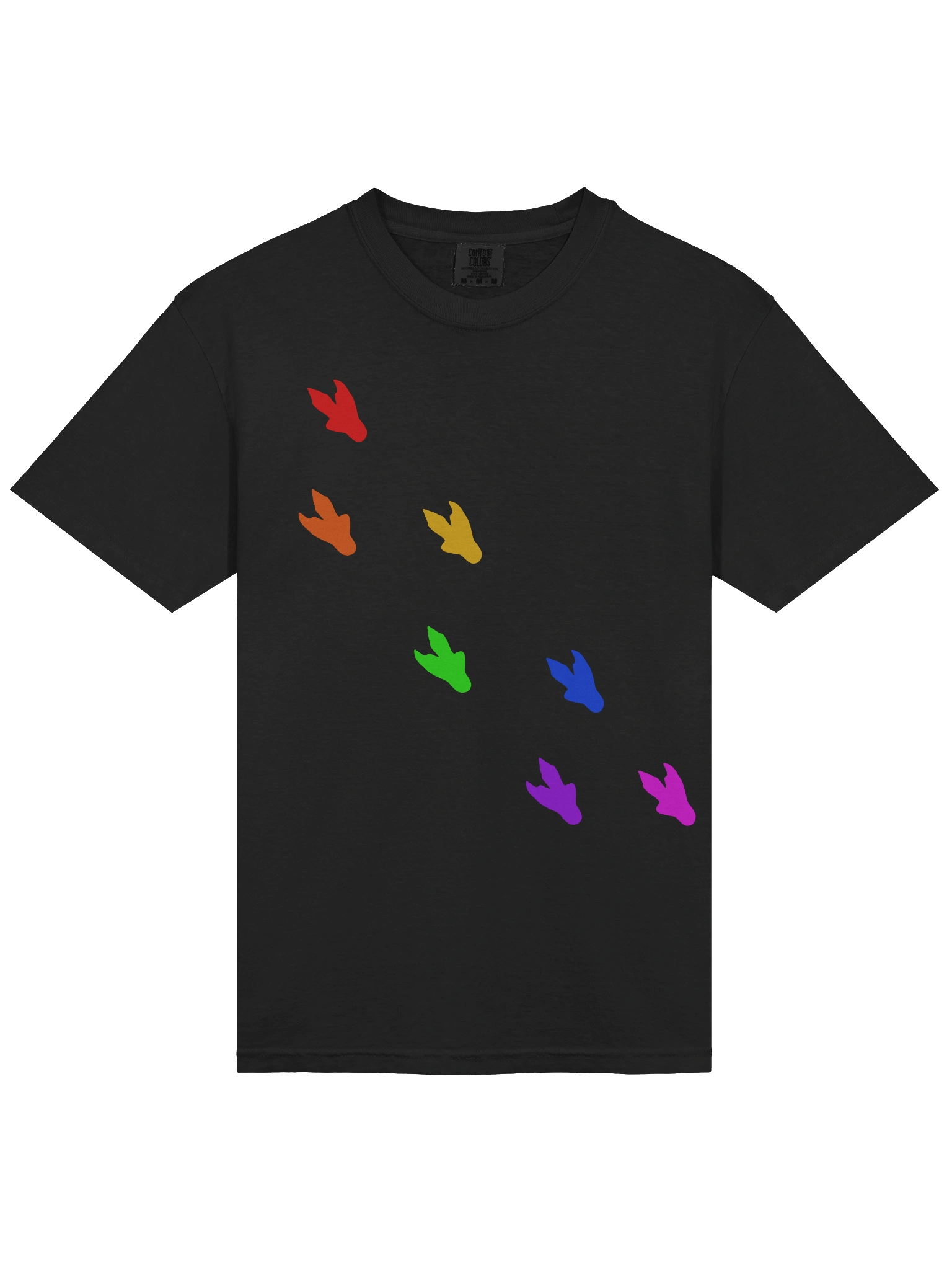 Raptor Tracks T-Shirt (Rainbow) product image (3)