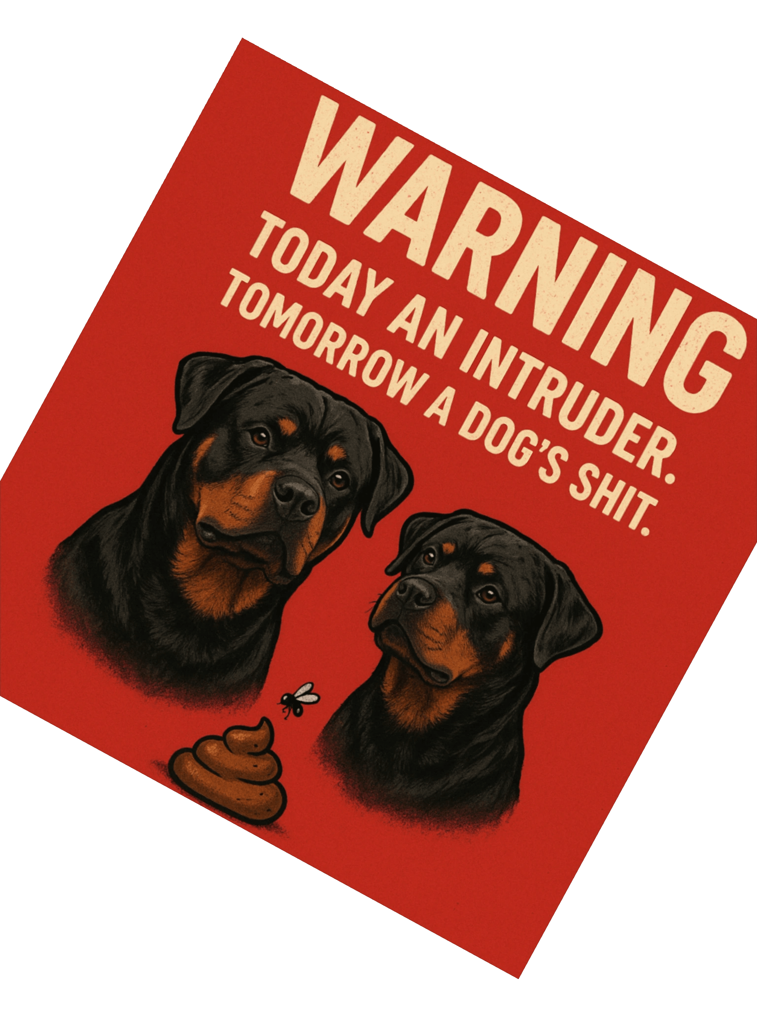 Rottweiler Intruder Alert Sticker product image (4)
