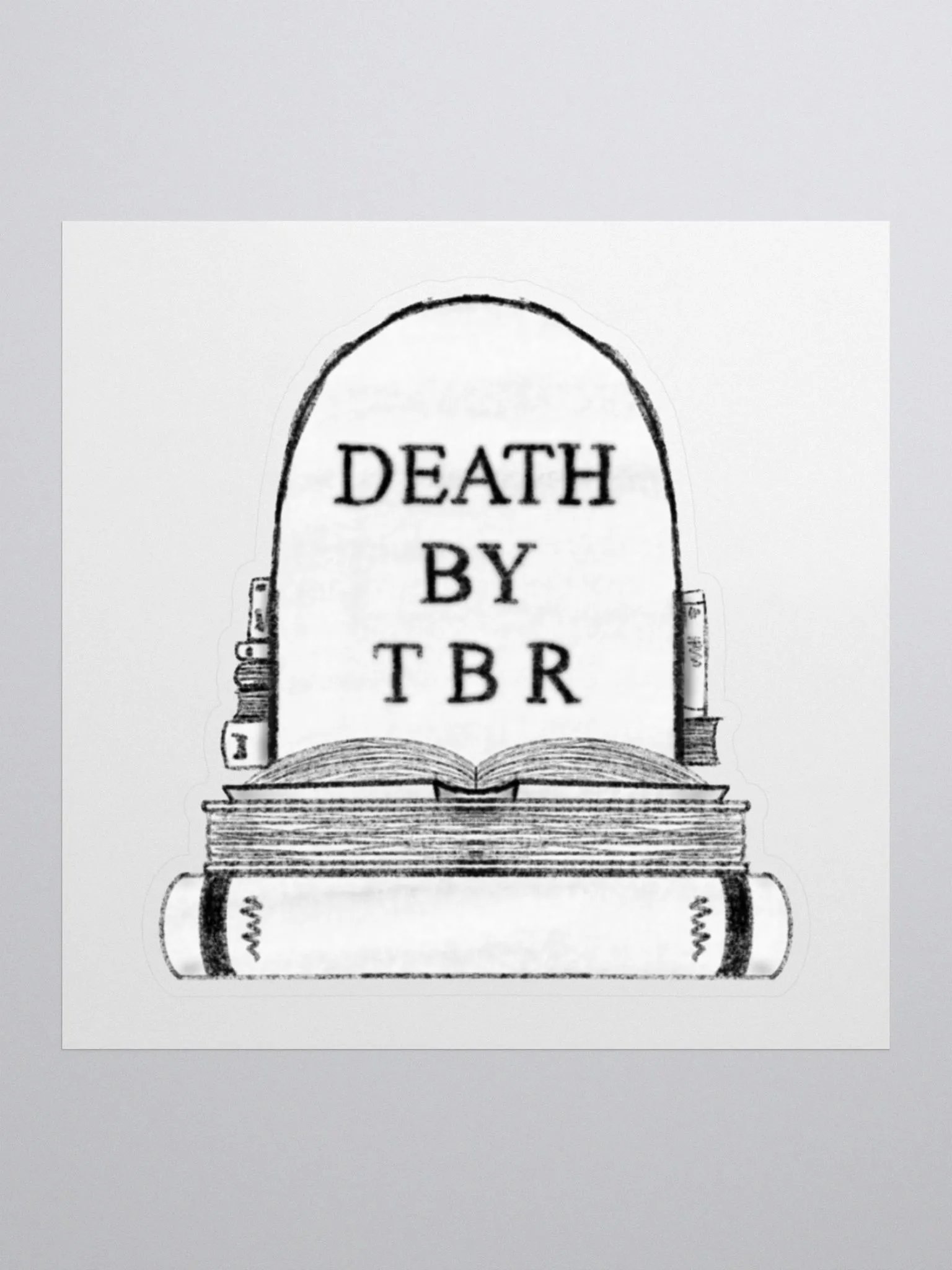 Death By TBR Sticker product image (1)