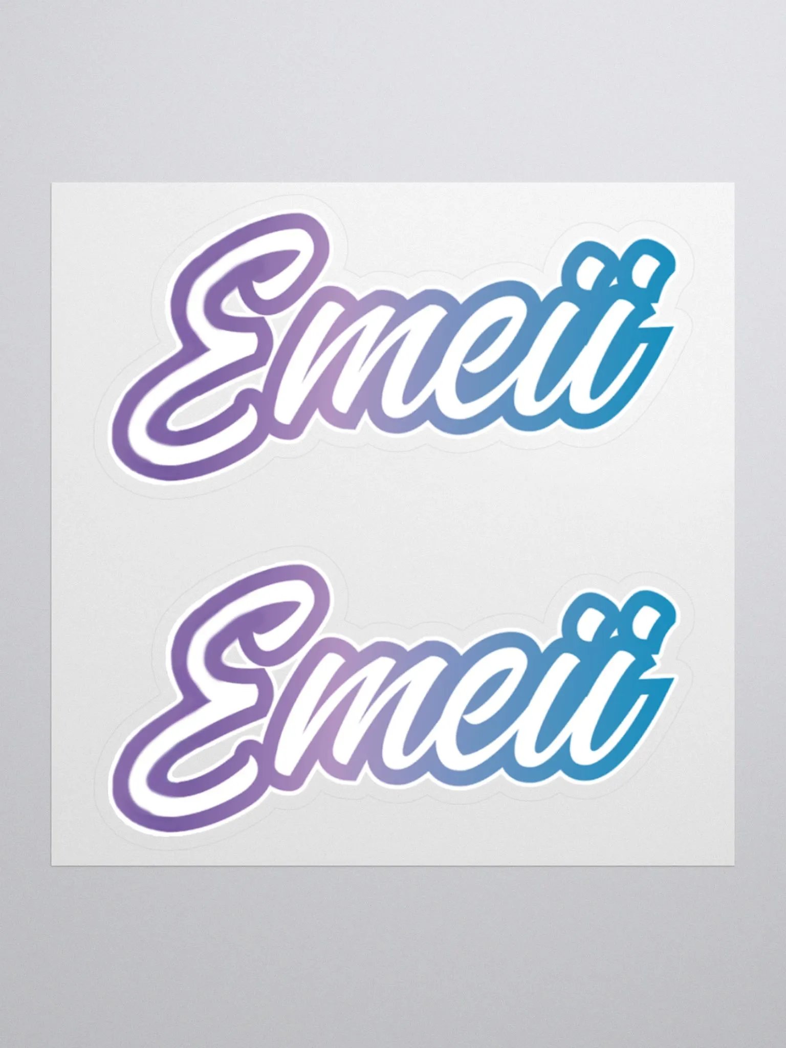 ''Emeii'' Autocollants coupés product image (1)