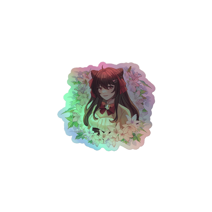 GLADIOLUS PALUSTRIS | Holographic Sticker product image (1)