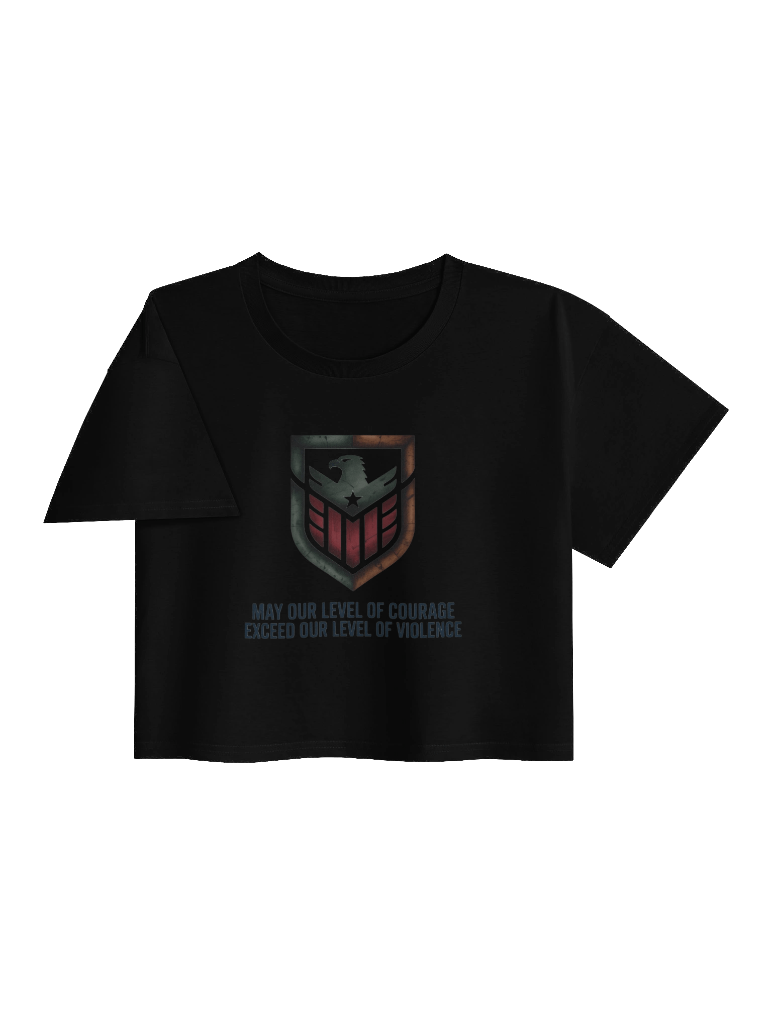 Courage Emblem Women's Crop Top product image (14)