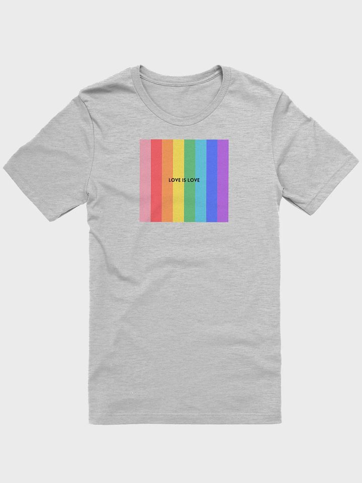 Love is Love Fitted Tee. product image (11)