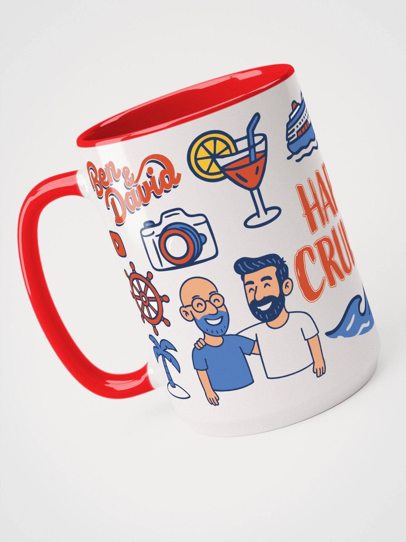 Cruise with Ben and David Starbucks Style Coffee Mug product image (4)