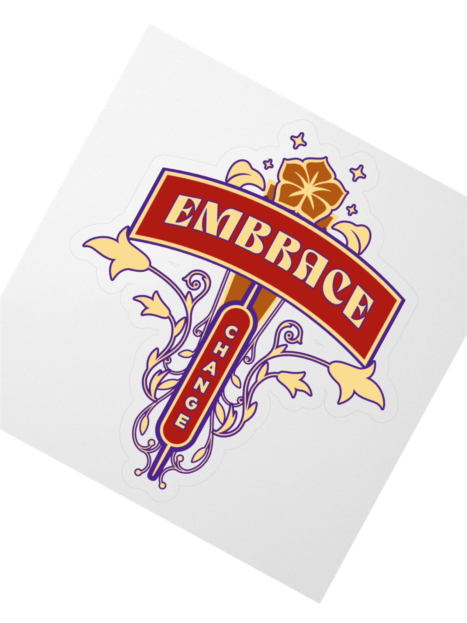 Embrace Change Kiss Cut Stickers product image (2)
