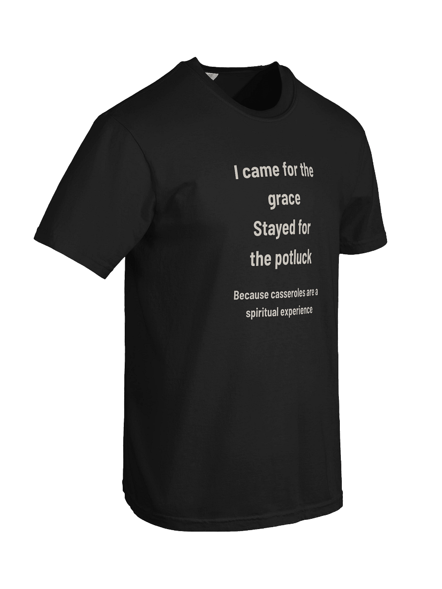 Came for the Grace, Stayed for the Casseroles | Funny Church Potluck T-Shirt product image (73)