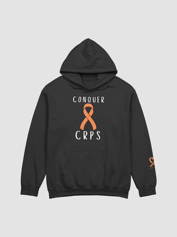 Classic Conquer CRPS Awareness Hoodie- White Print product image (1)