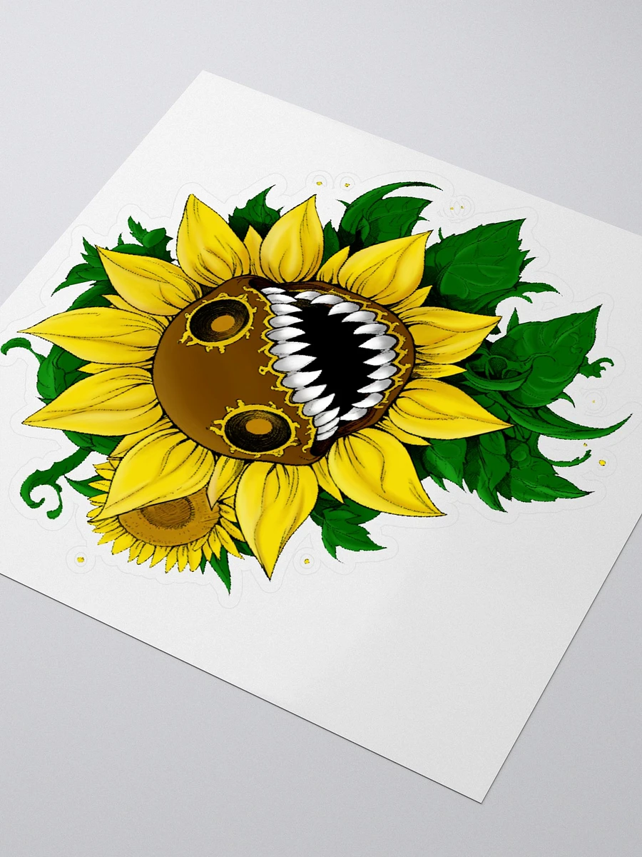 Demon Sunflower Kiss Cut Stickers product image (3)