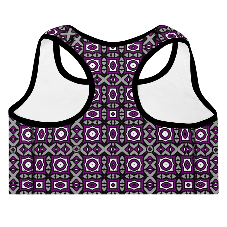 Asexual Abstract (3) - Padded Sports Bra product image (4)