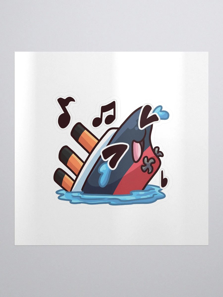 Down with the flute Sticker product image (1)