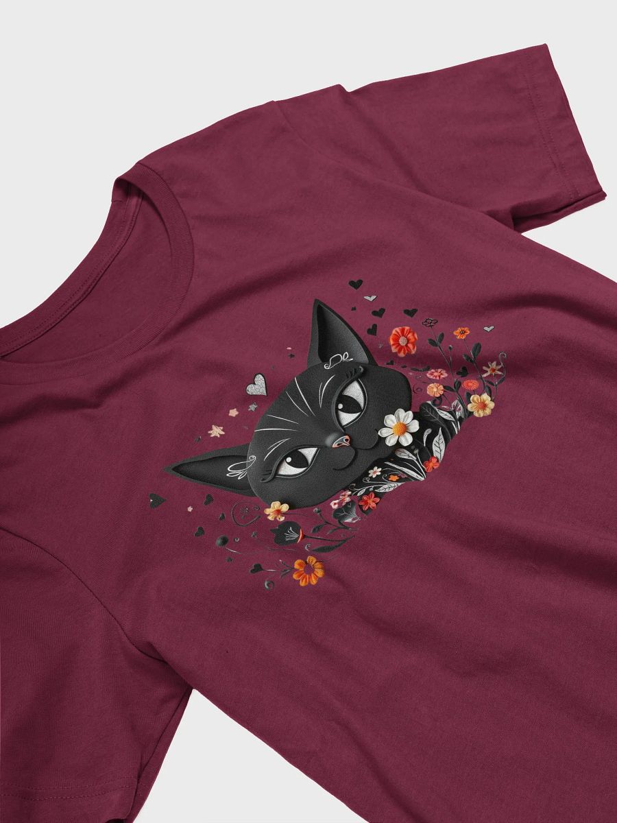 Whimsical Flower Kitty T-Shirt product image (26)