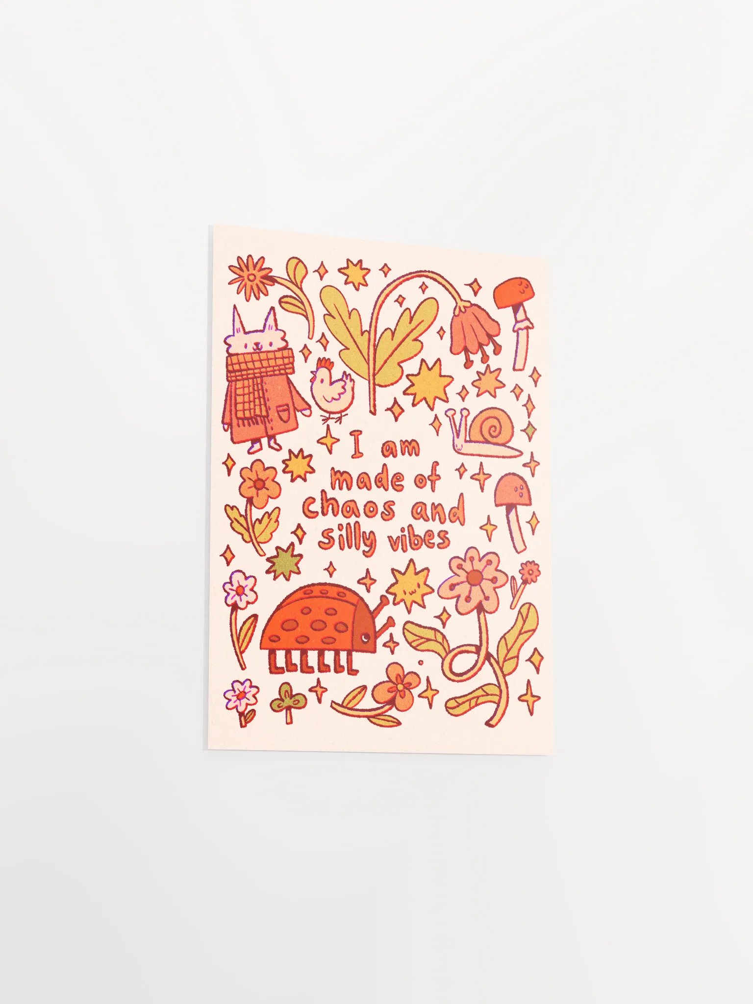 Chaos & Silly Vibes Print product image (4)