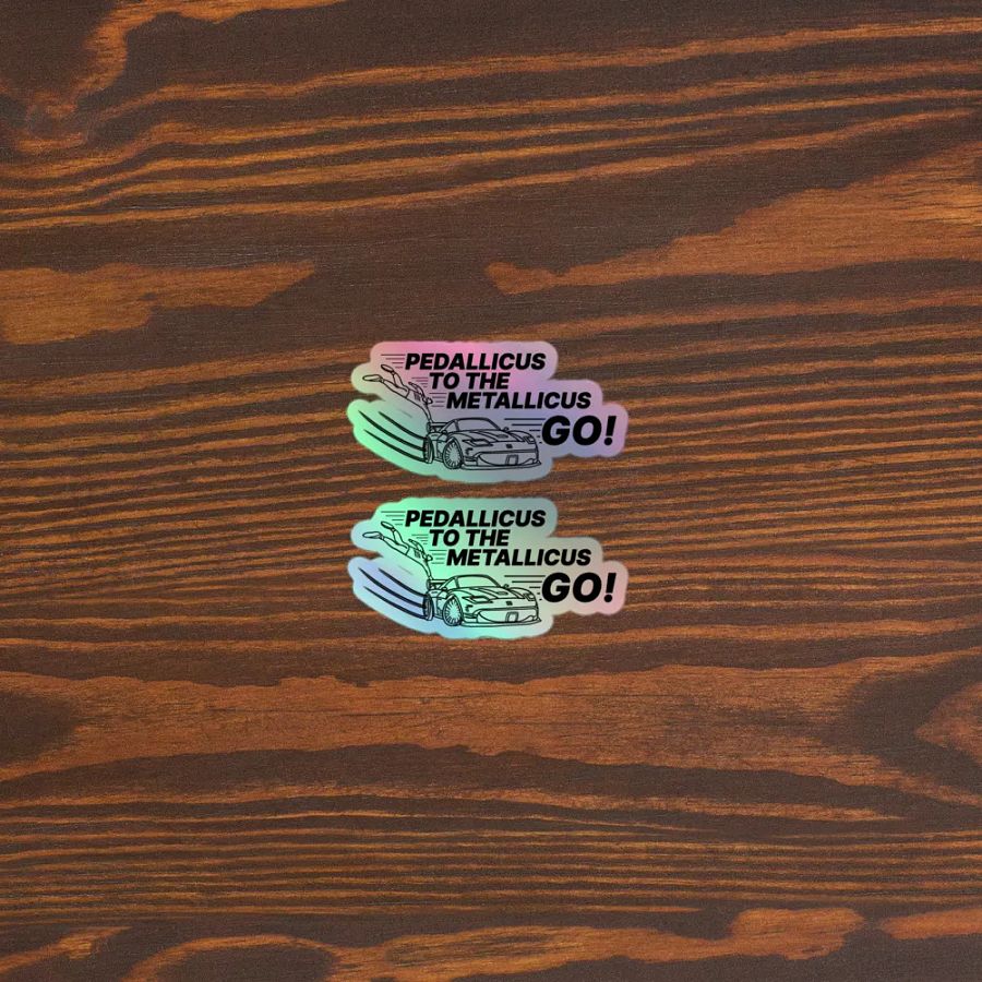 PEDALLICUS TO THE METALLICUS STICKER (SET OF 2) product image (6)