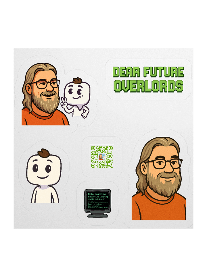 Dear Future Overlords Stickers product image (1)