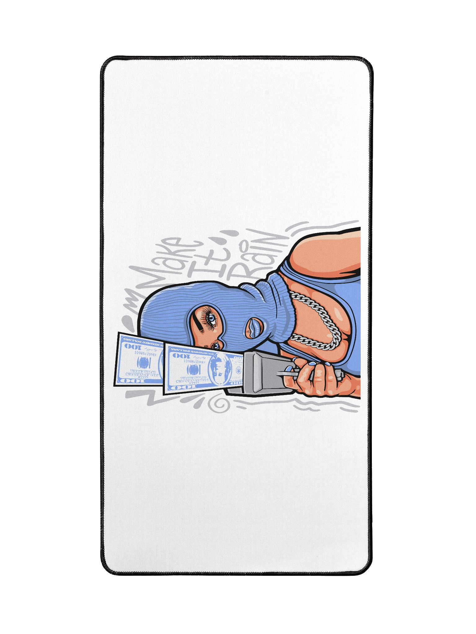 Make It Rain Desk Mat product image (2)