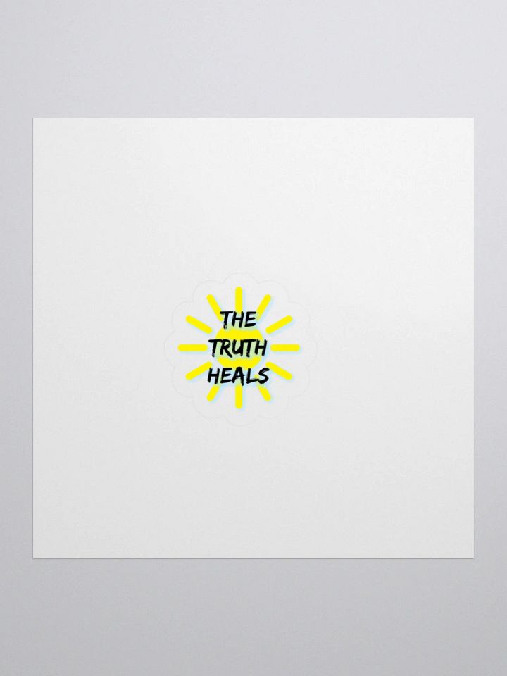 The Truth Heals Sunburst Stickers product image (1)