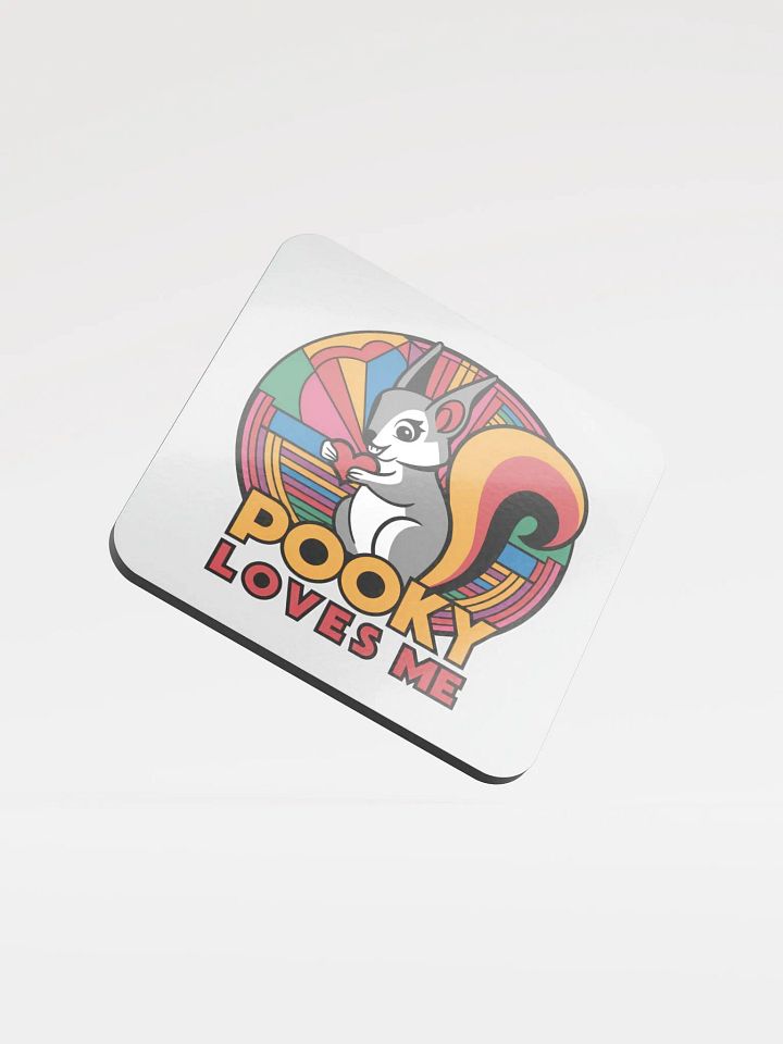 Coaster or micro art piece: Pooky loves me product image (1)