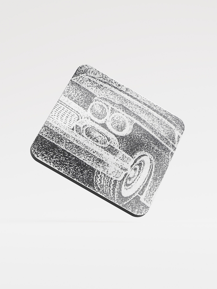 Black Car coaster product image (1)