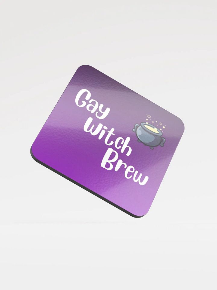 Gay Witch Brew Coaster product image (1)