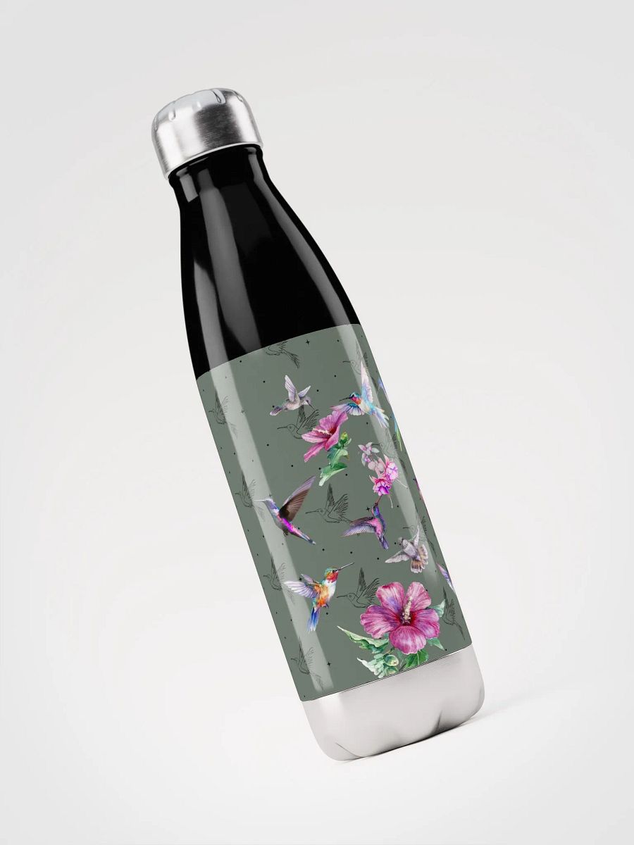 Hummingbird Haven Stainless Steel Water Bottle gift for moms nature lovers friends colleagues product image (3)