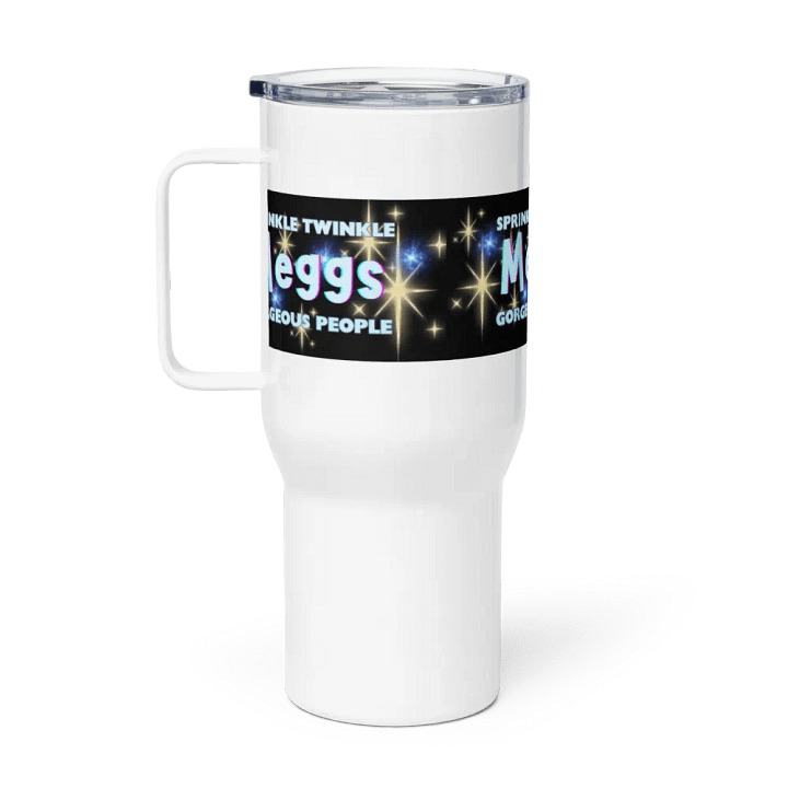 Meggs Sprinkle Logo Mug Black product image (1)