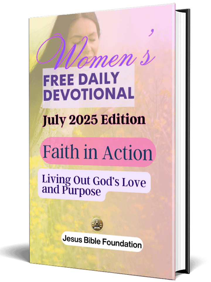 Women’s FREE DAILY DEVOTIONAL July 2025 Edition: Faith in Action: Living Out God’s Love and Purpose product image (1)