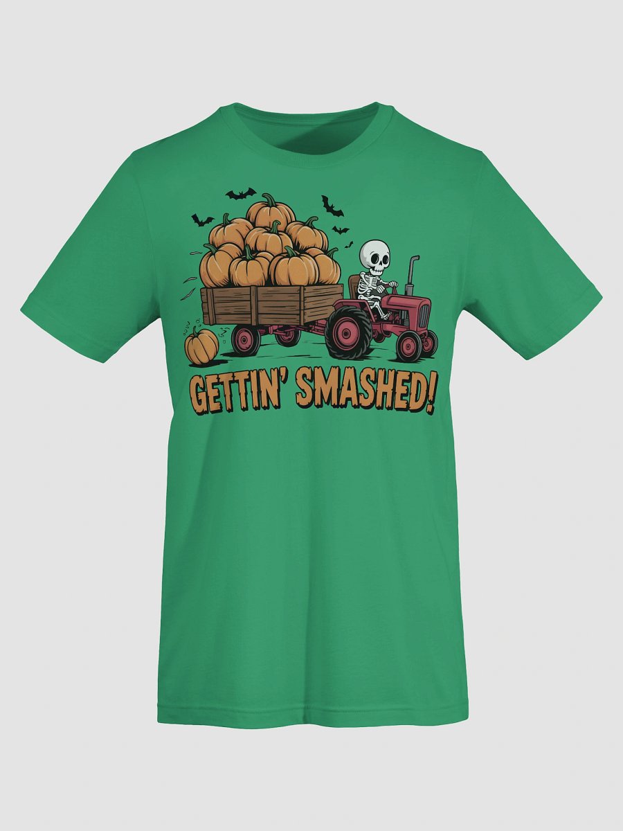 Smashing Skeleton Tractor T-Shirt product image (40)