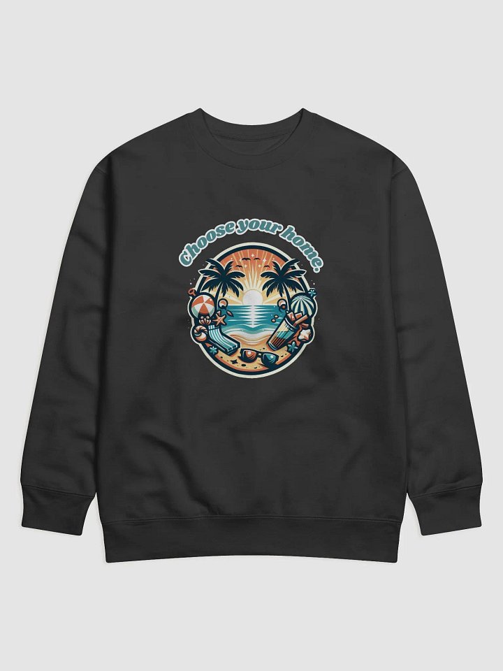 Sunset Serenity Premium Sweatshirt | choose your home product image (5)