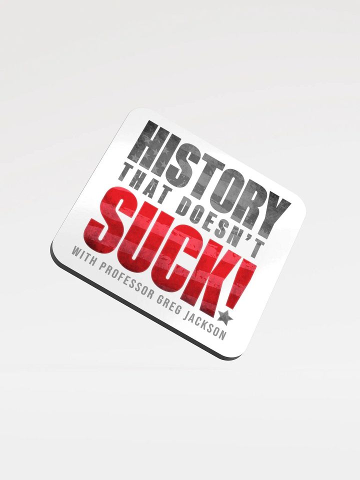 HTDS Logo Coaster (white) product image (1)
