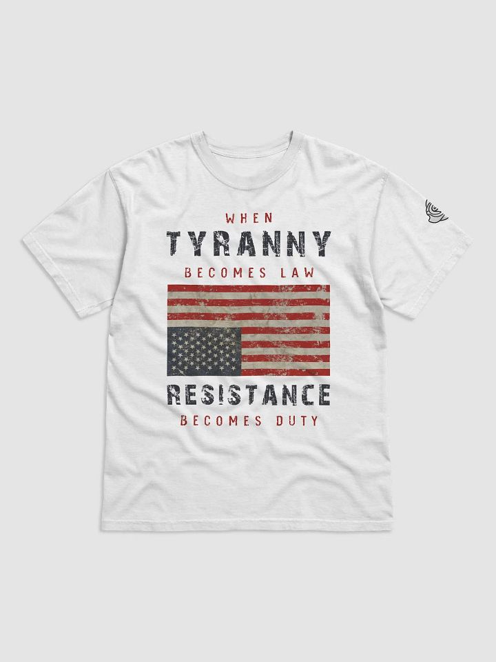 Tyranny / Resistance Men's Heavyweight Tee - C product image (1)