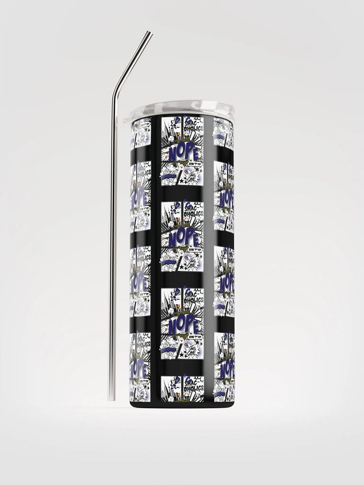 Shac-oholics Comic Blast Tumbler - Dark Blue 