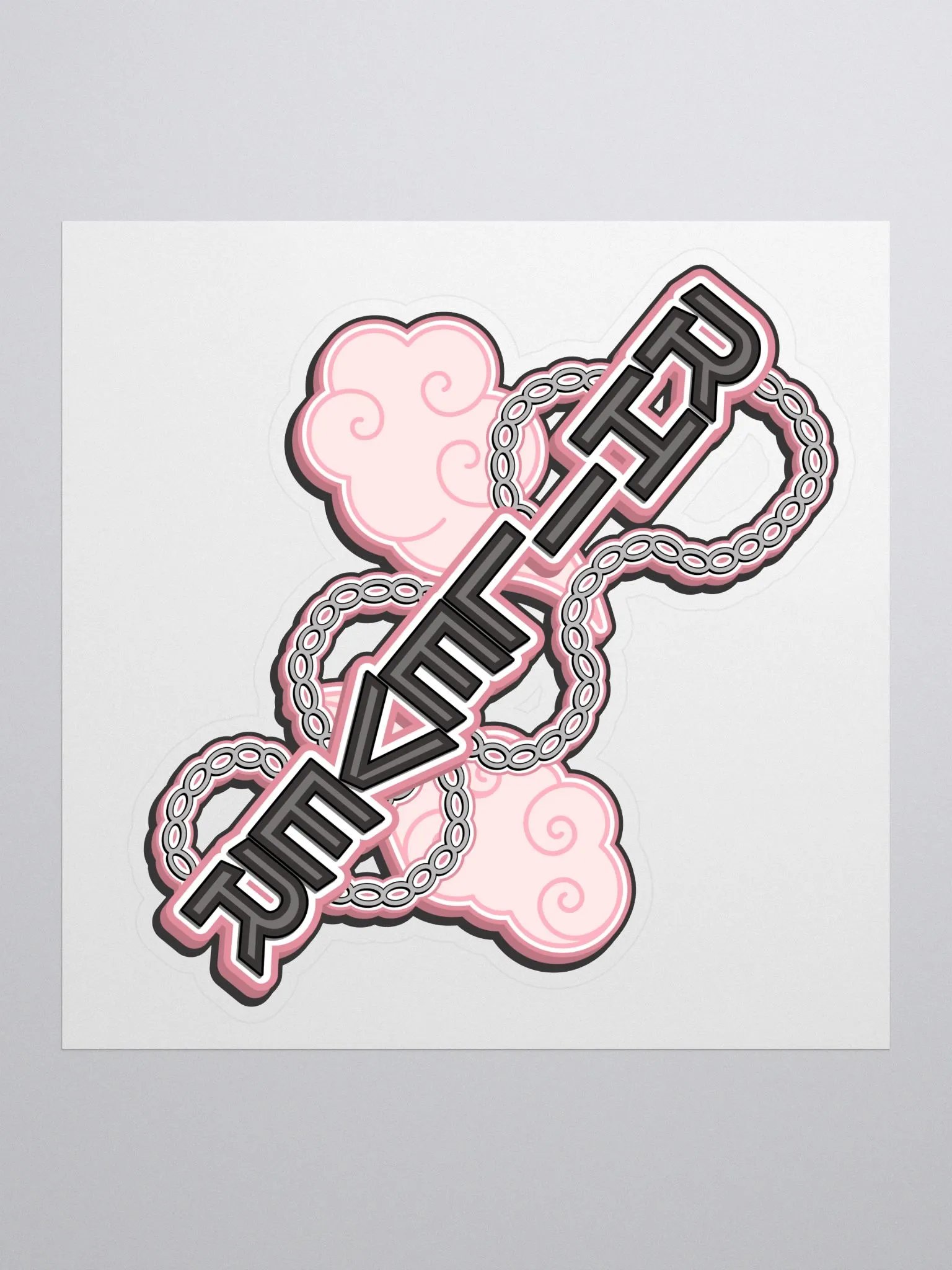 Classic Vertical Logo Sticker product image (1)