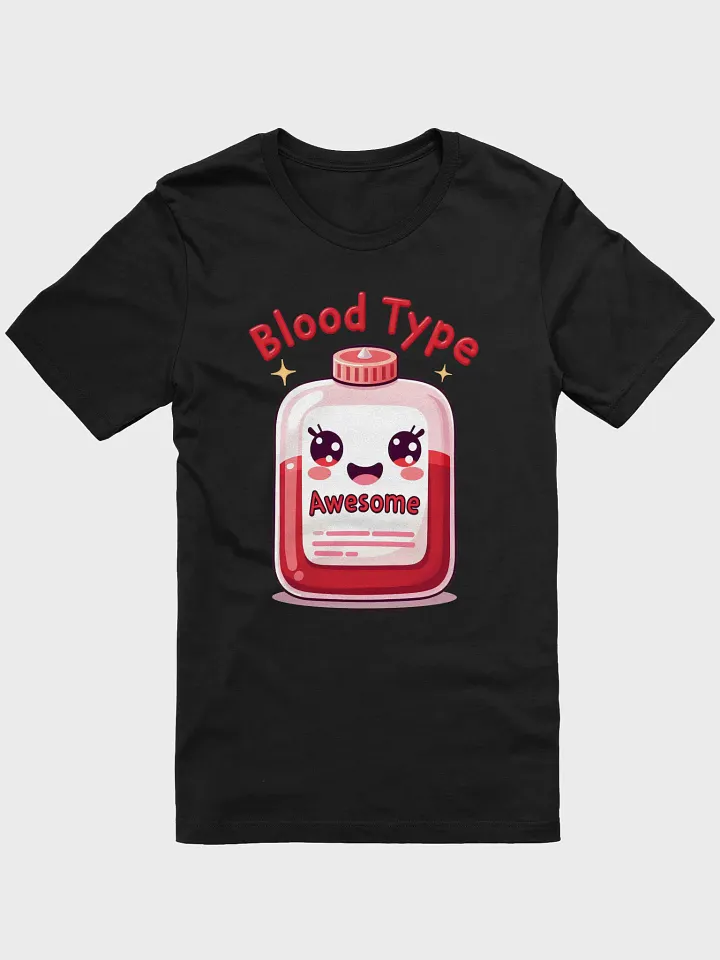 Awesome Blood Type Cartoon T-Shirt product image (4)