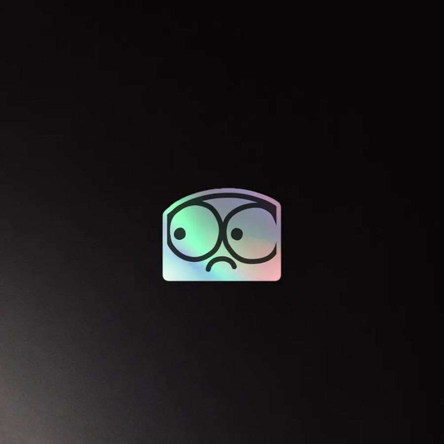 Scared Sticker (holo) product image (2)