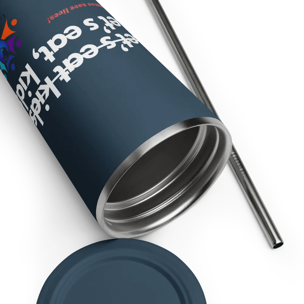 Commas Save Lives - tumbler w/straw product image (12)
