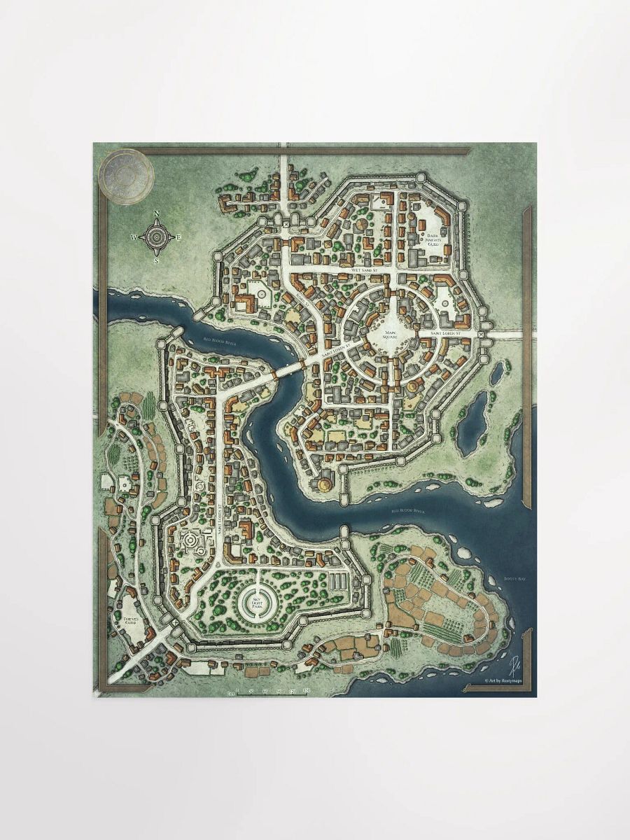 SHA'ALKHAR CITY POSTER 16'' X 20'' product image (1)