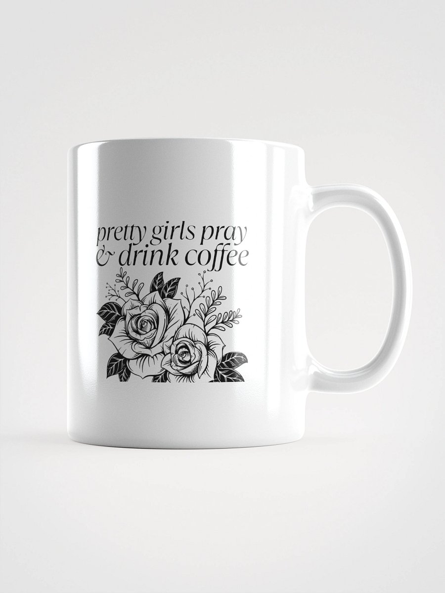 Pretty Girls Pray Elegance in Bloom Mug product image (1)