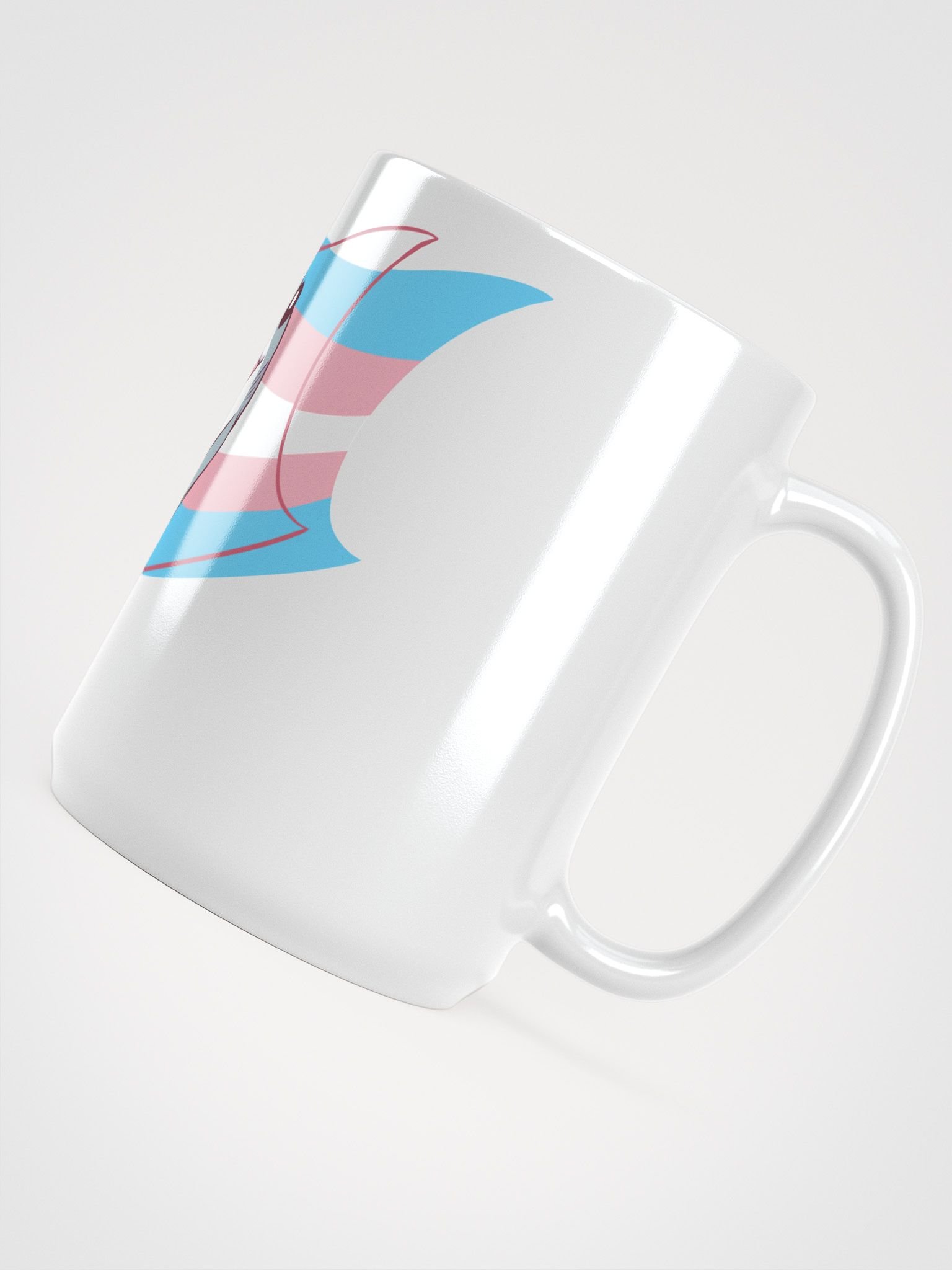 Trans Pride Shark Mug product image (5)