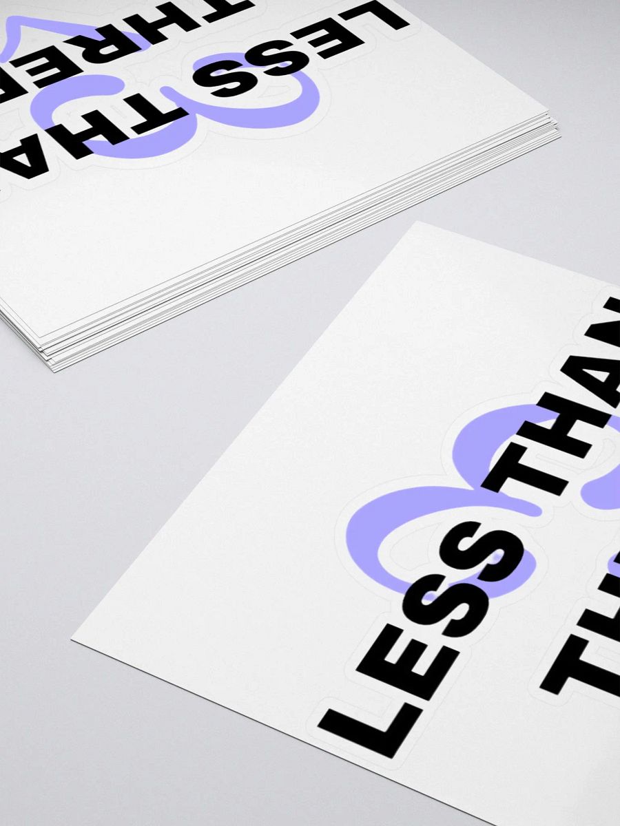 Less Than Three Sticker - (3