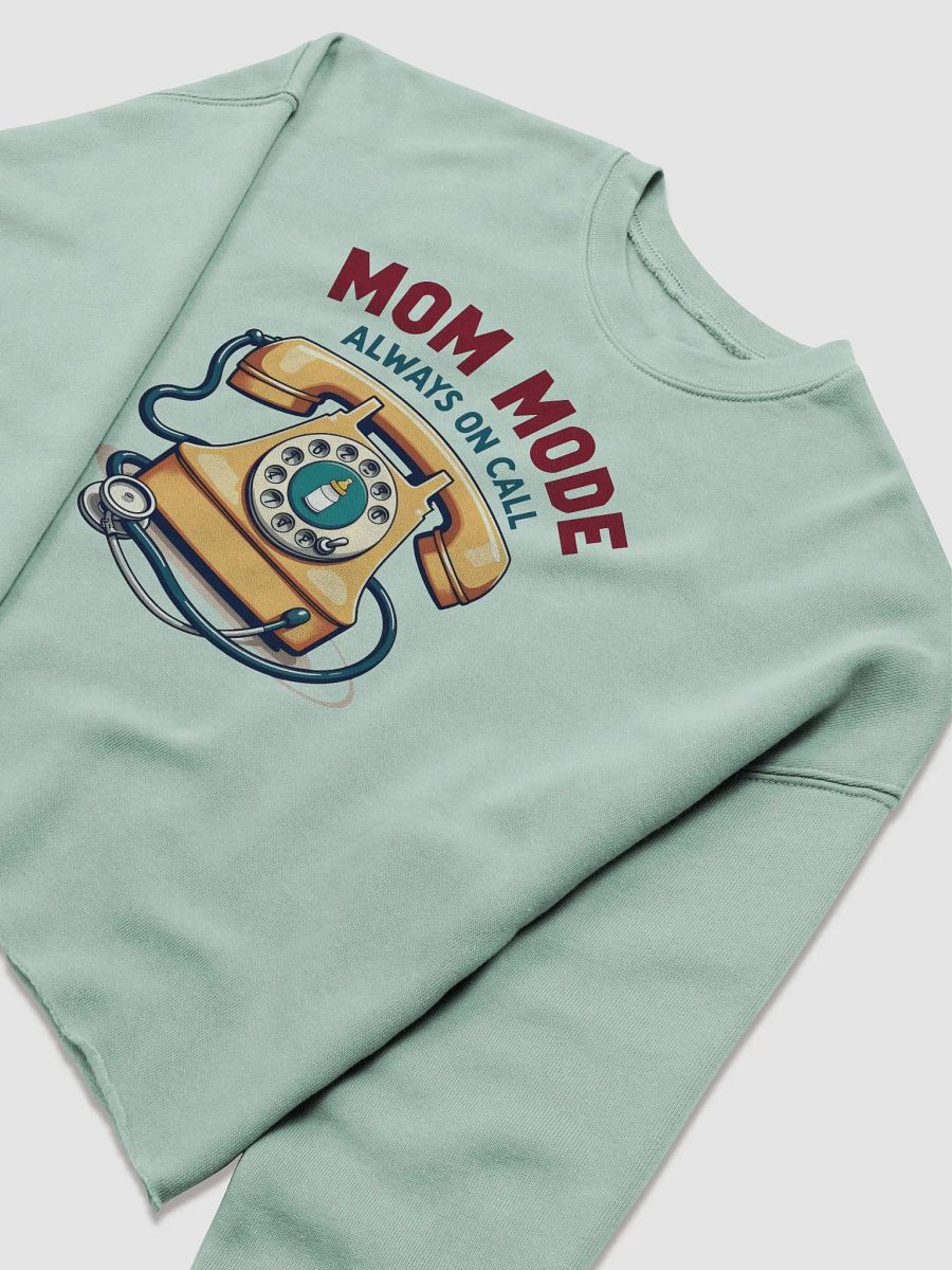 Mom Mode Vintage Telephone Crop Sweatshirt product image (13)